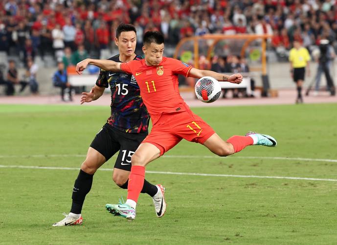 中国足球对韩国的比赛